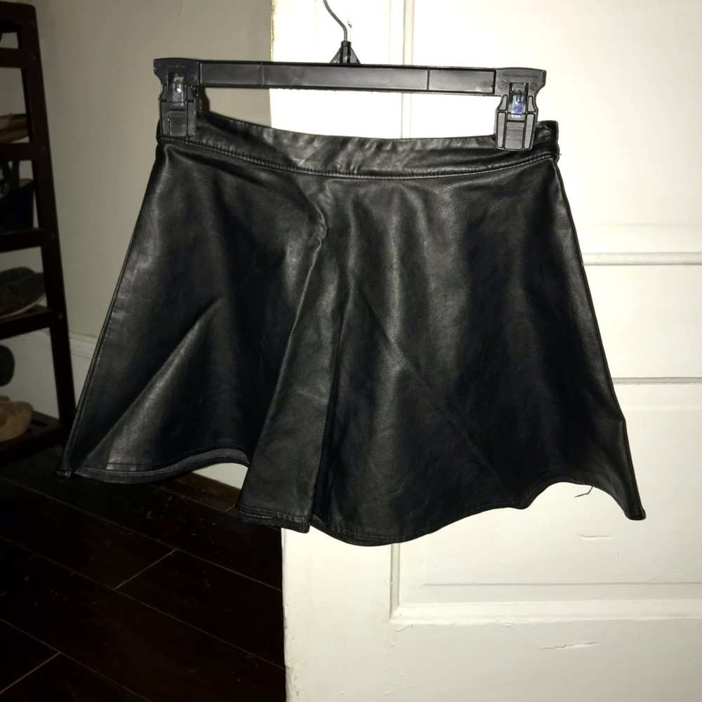 Abercrombie & Fitch Leather Skirt - Picture 6 of 8